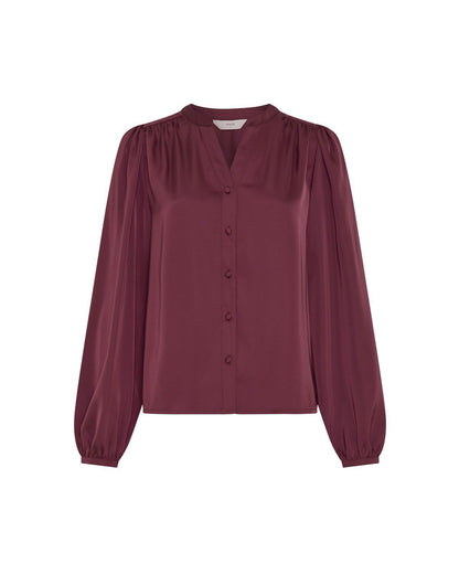 Raustrine Shirt Burgunder