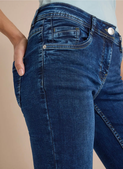 Scarlett straight Medium Blue Denim