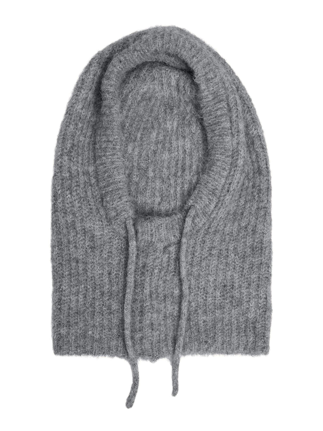 Objmilu Knit Balaclava Noos Mellomgrå