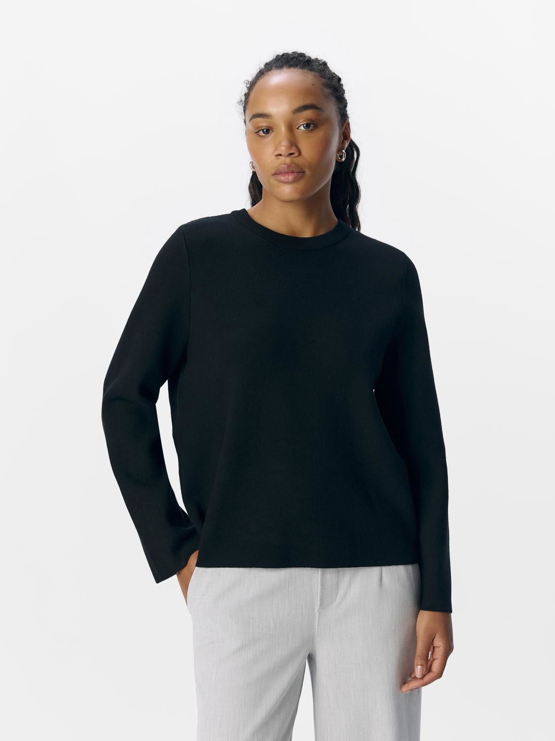 Objreynard O-Neck Pullover Noos Sort