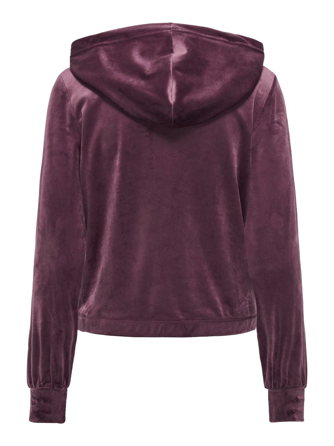 Onlrebel L/s Zip Hood Swt Mørkelilla