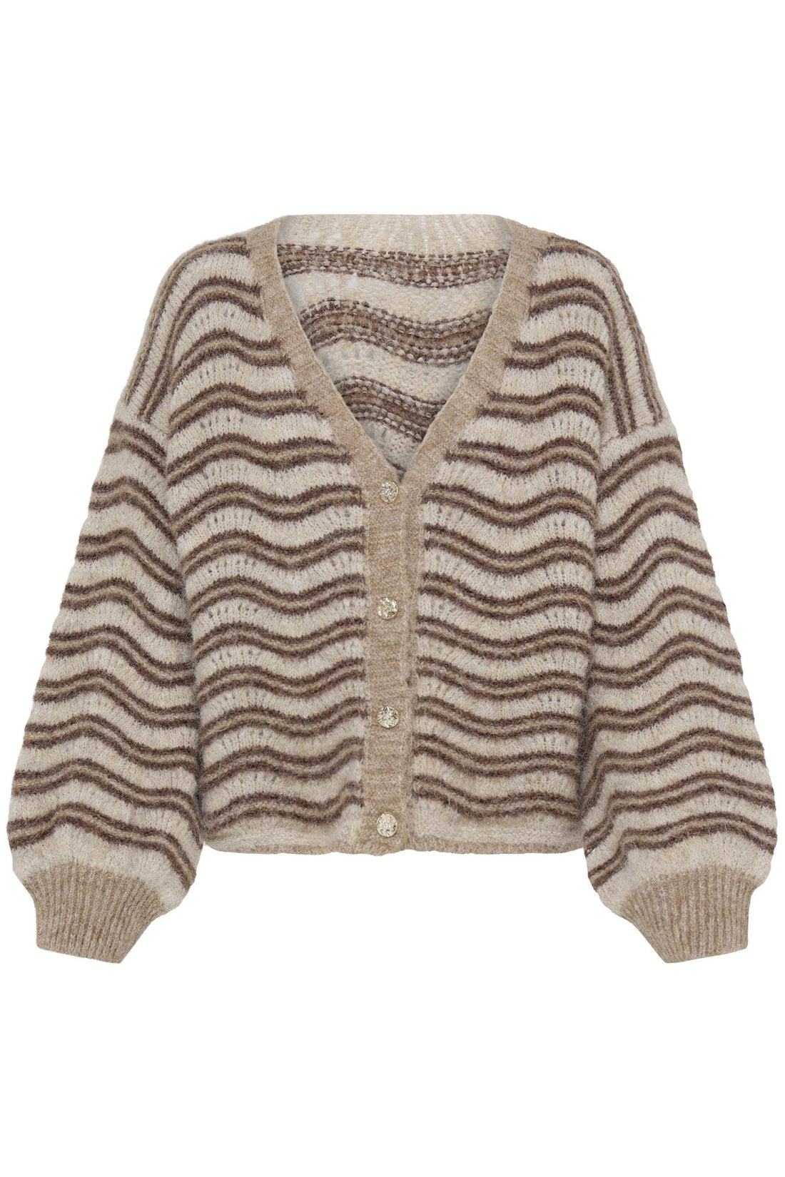 Sbxjava Knit Cardigan Beige
