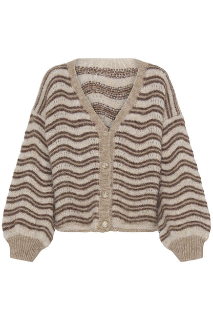 Sbxjava Knit Cardigan Beige
