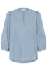 Kaenya Blouse 3/4 Sl Windward Blue