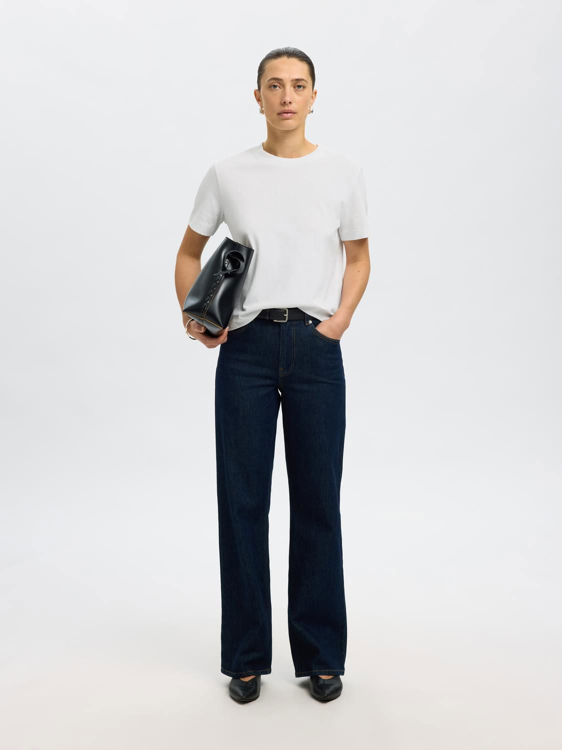 Slwessential Ss Boxy Tee Noos Hvit