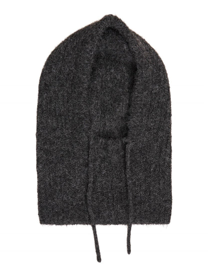 Objmilu Knit Balaclava Noos Mellomgrå
