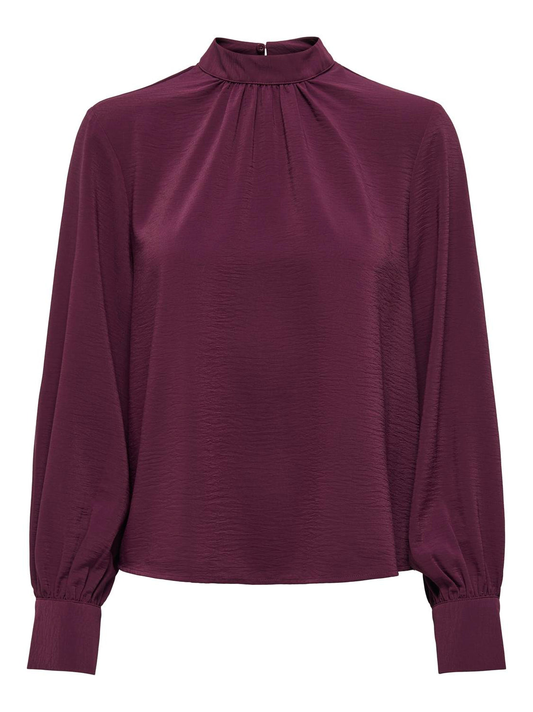 Jdyaya L/s Hn Top Wvn Dia Mørkelilla