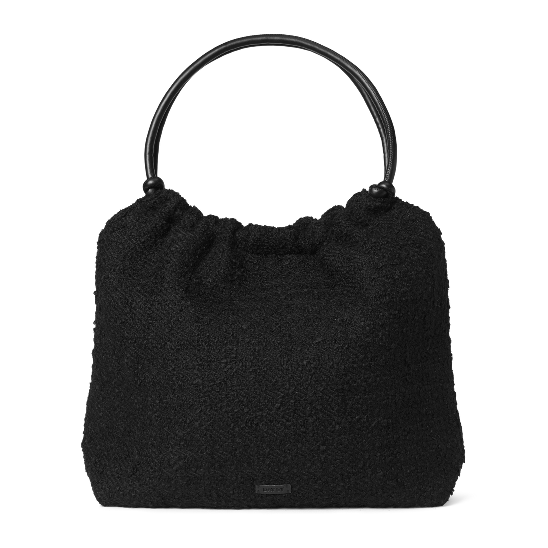 Day Woolen Pop Scrunch Tote Svart