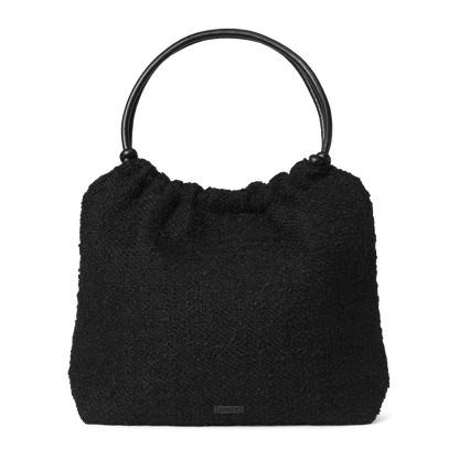 Day Woolen Pop Scrunch Tote Svart