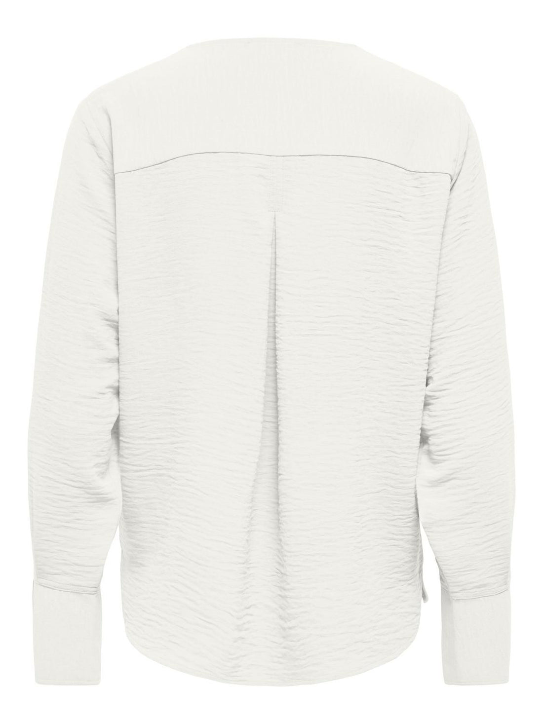 Jdylion L/s V-Neck Top Wvn Hvit
