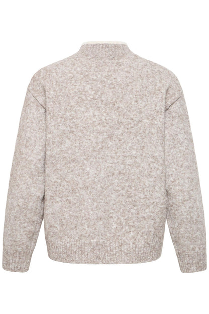 Sbxfasha Knit Blouse Beige