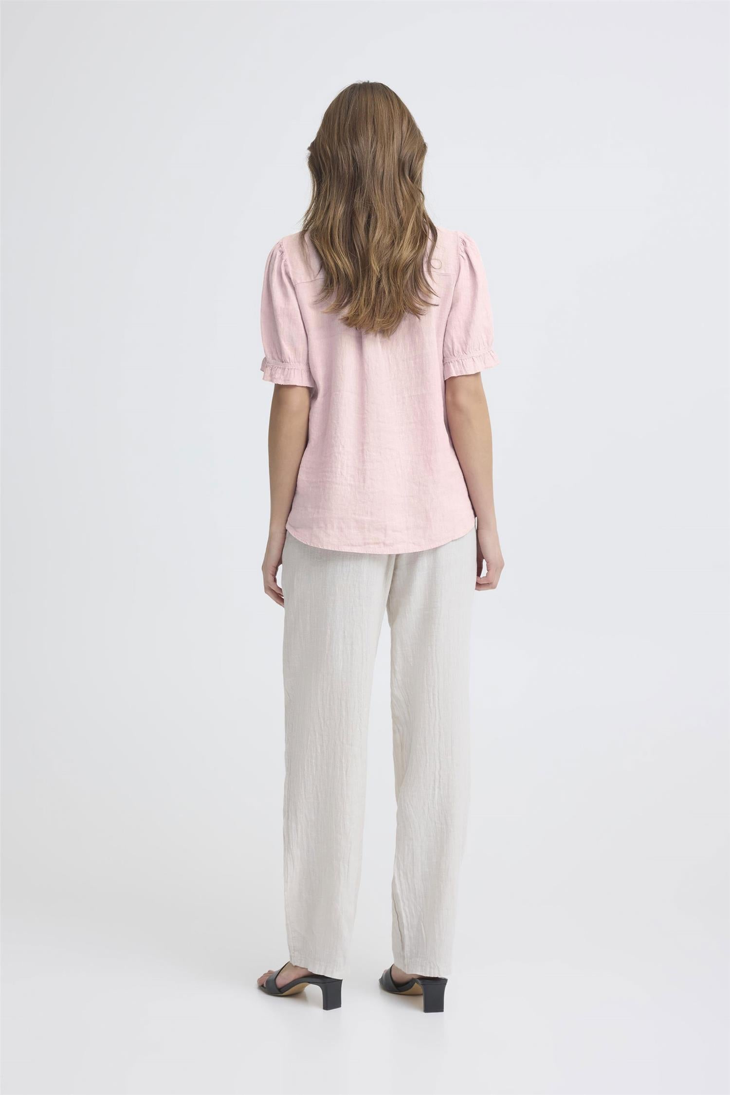 Sbfontanelle Ss Flounce Blouse Rosa