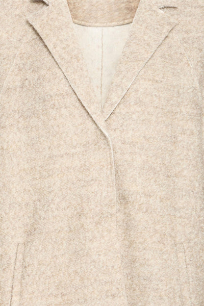 Pzlula Wing Sl. Coat Beige