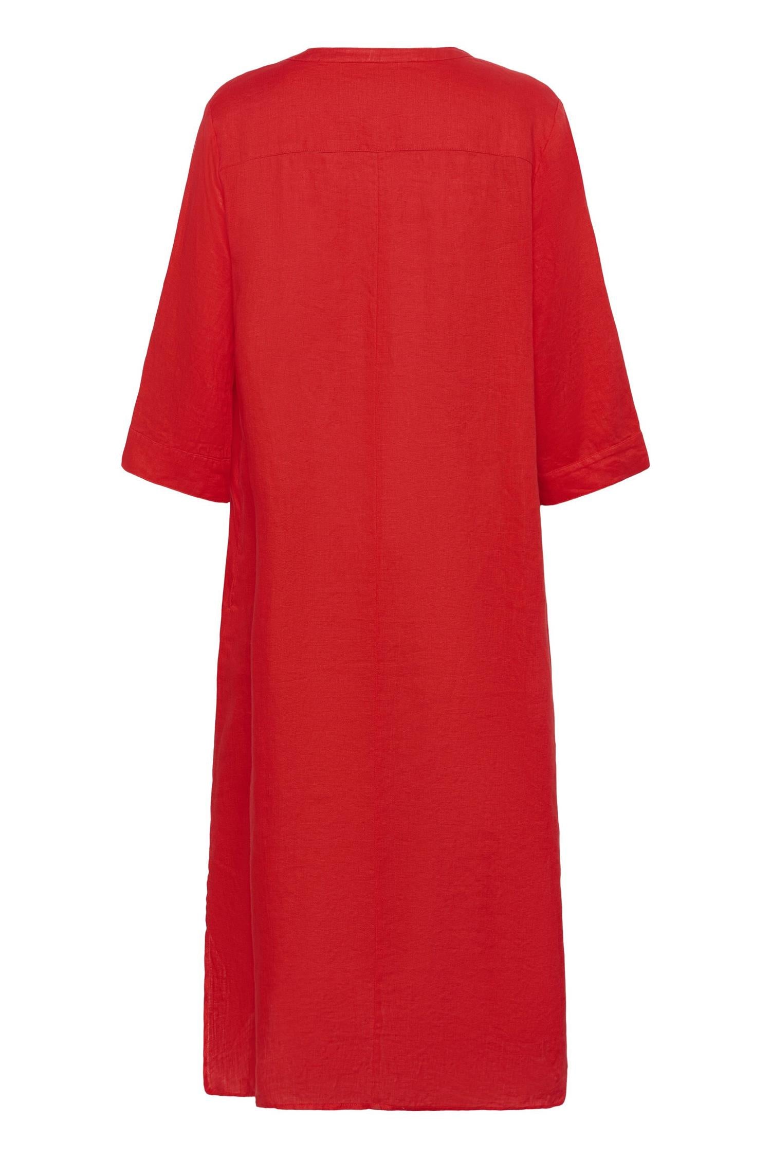 Crbellis Caftan Dress Rød