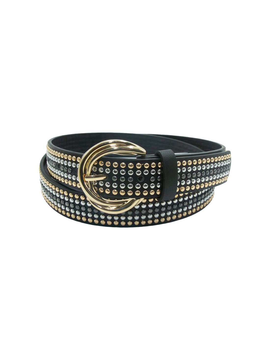 Belte 3cm m/studs Svart