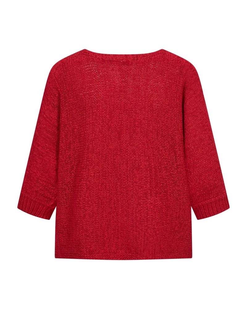 Fqtapper-Pullover Rød