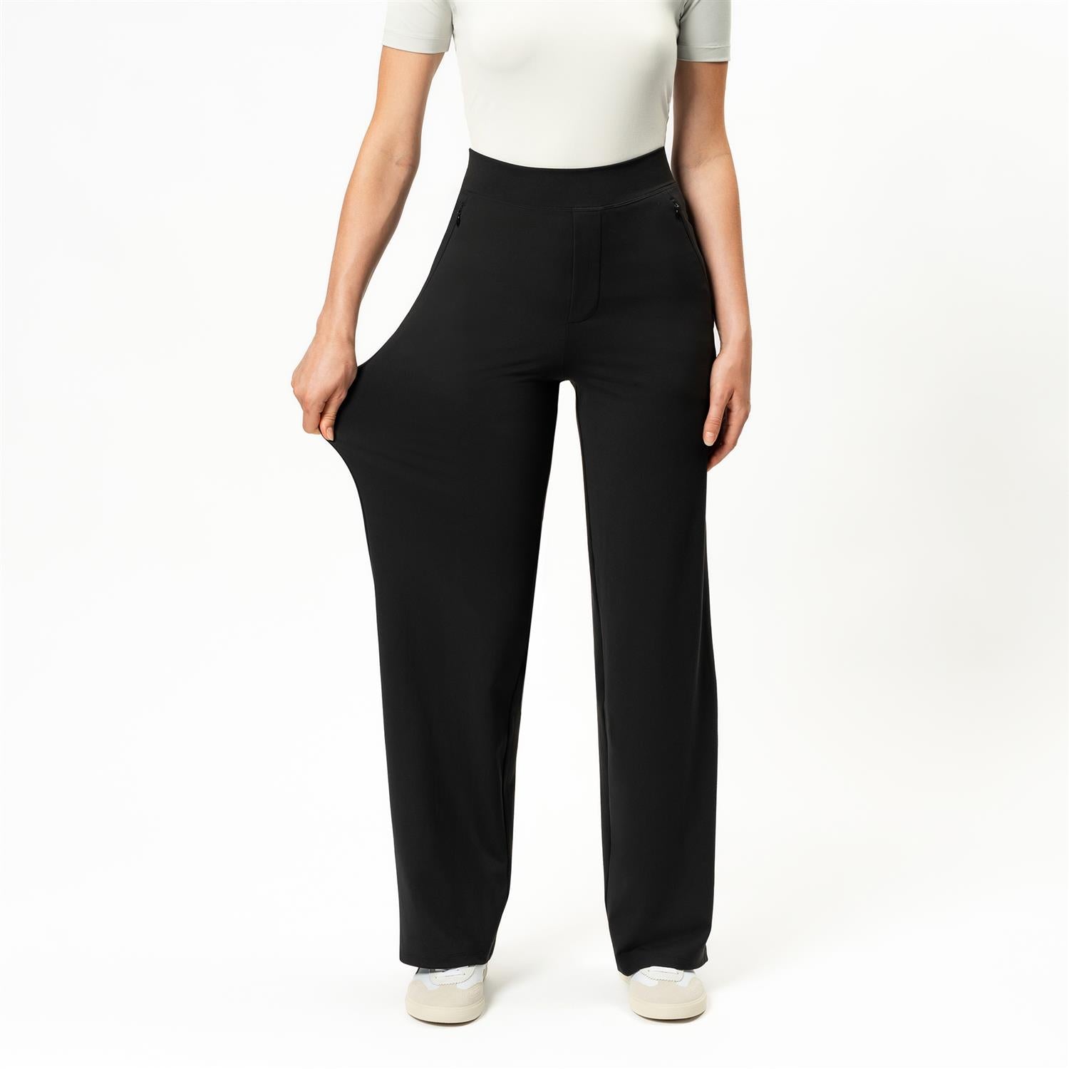 Asana Relaxed Straight Pant Svart