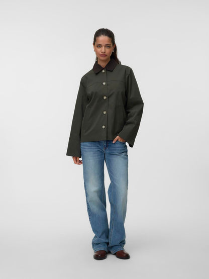 Vmchelseapoppy Short Jacket Noos Grønn