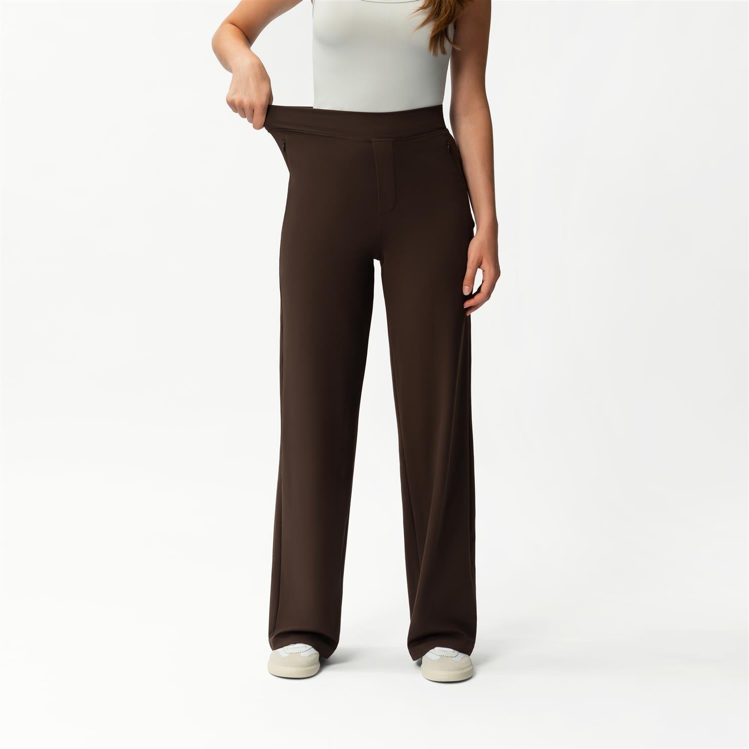 Asana Relaxed Straight Pant Brun