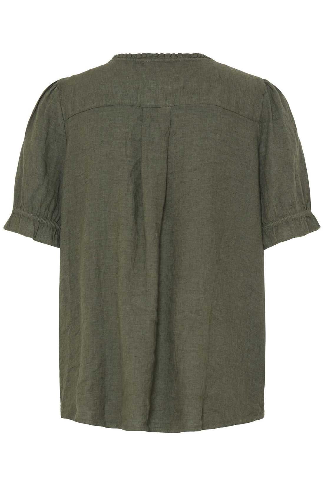 Sbfontanelle Ss Flounce Blouse Grønn