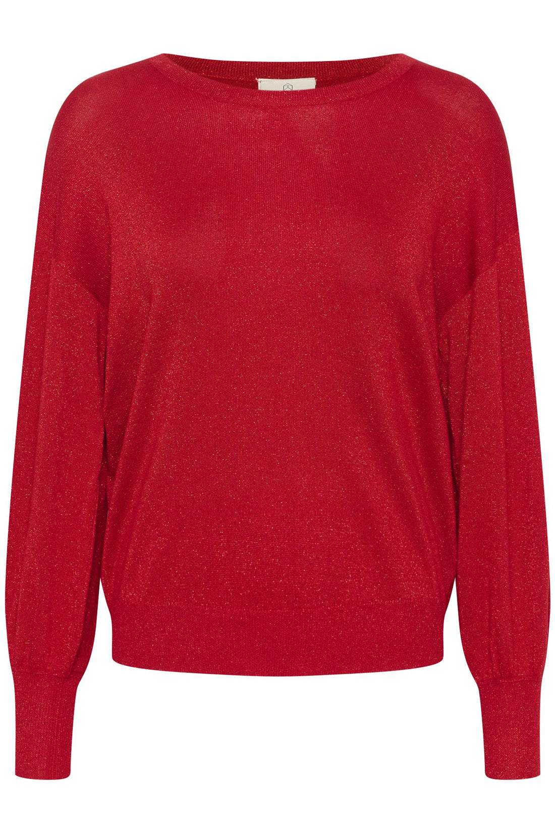 Karegina O-Neck Knit Haute Red