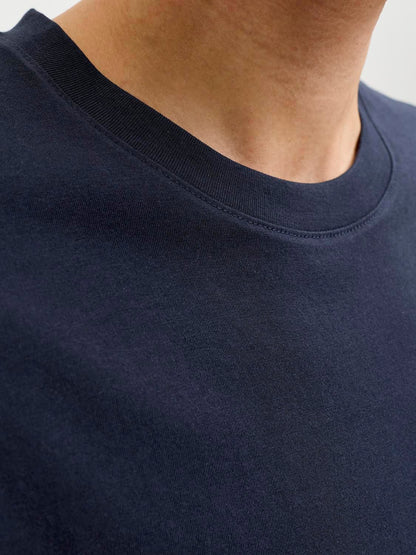 Jororganic Basic Tee Ss O-Neck Noos Blå