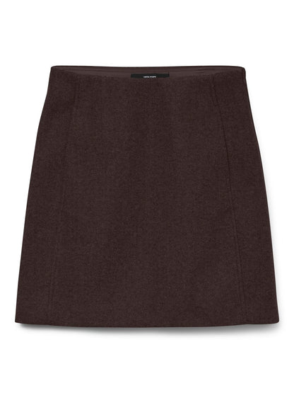 Vmfortuneallison Hw Short Skirt Ga Noos Brun