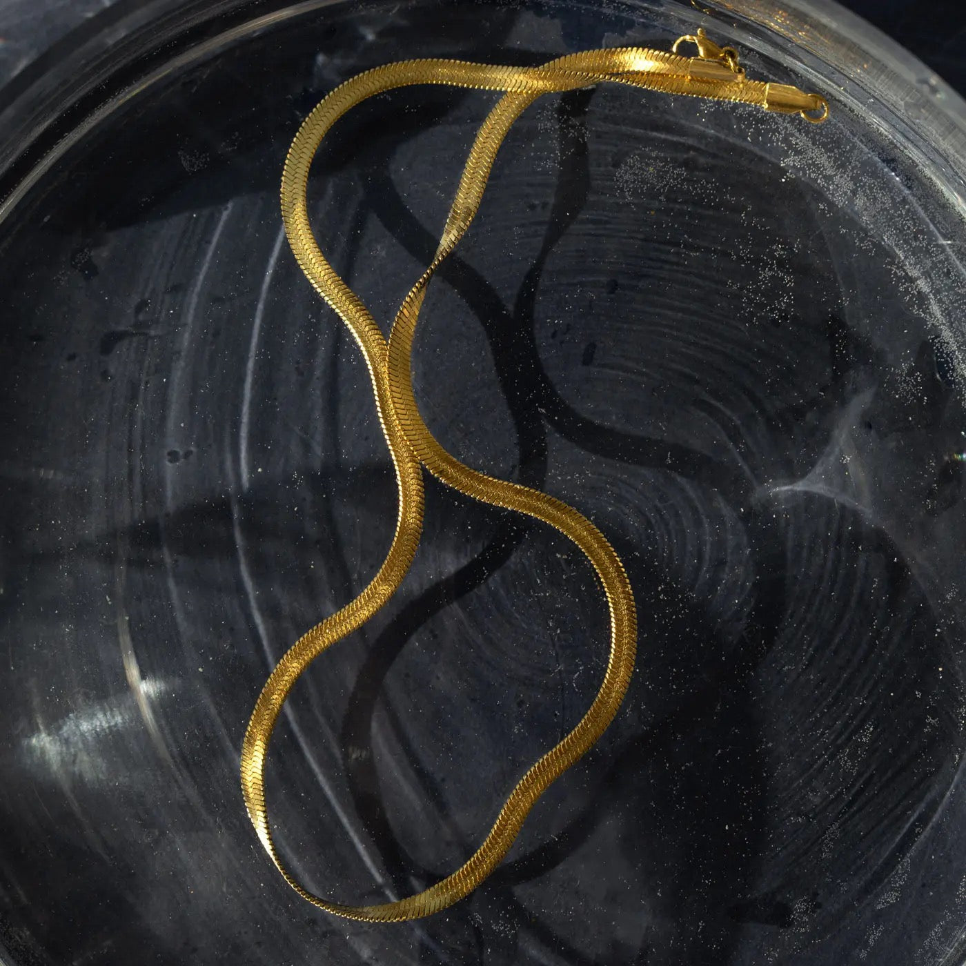 IVY Snake Chain Necklace Stainless Steel - Gold