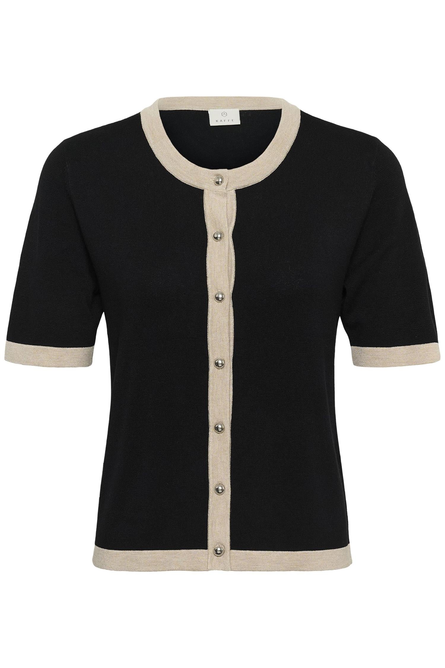 Kalizza Contrast Cardigan Sort