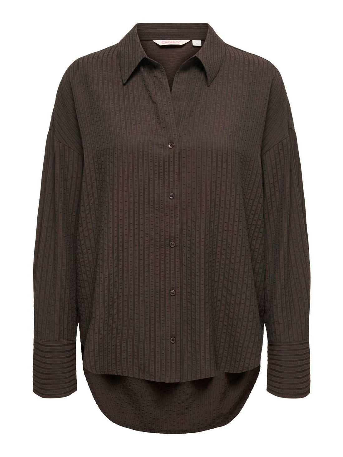 Onloregon Bari L/s Shirt Wvn Brun