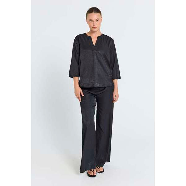 FQHILDA-BLOUSE Svart