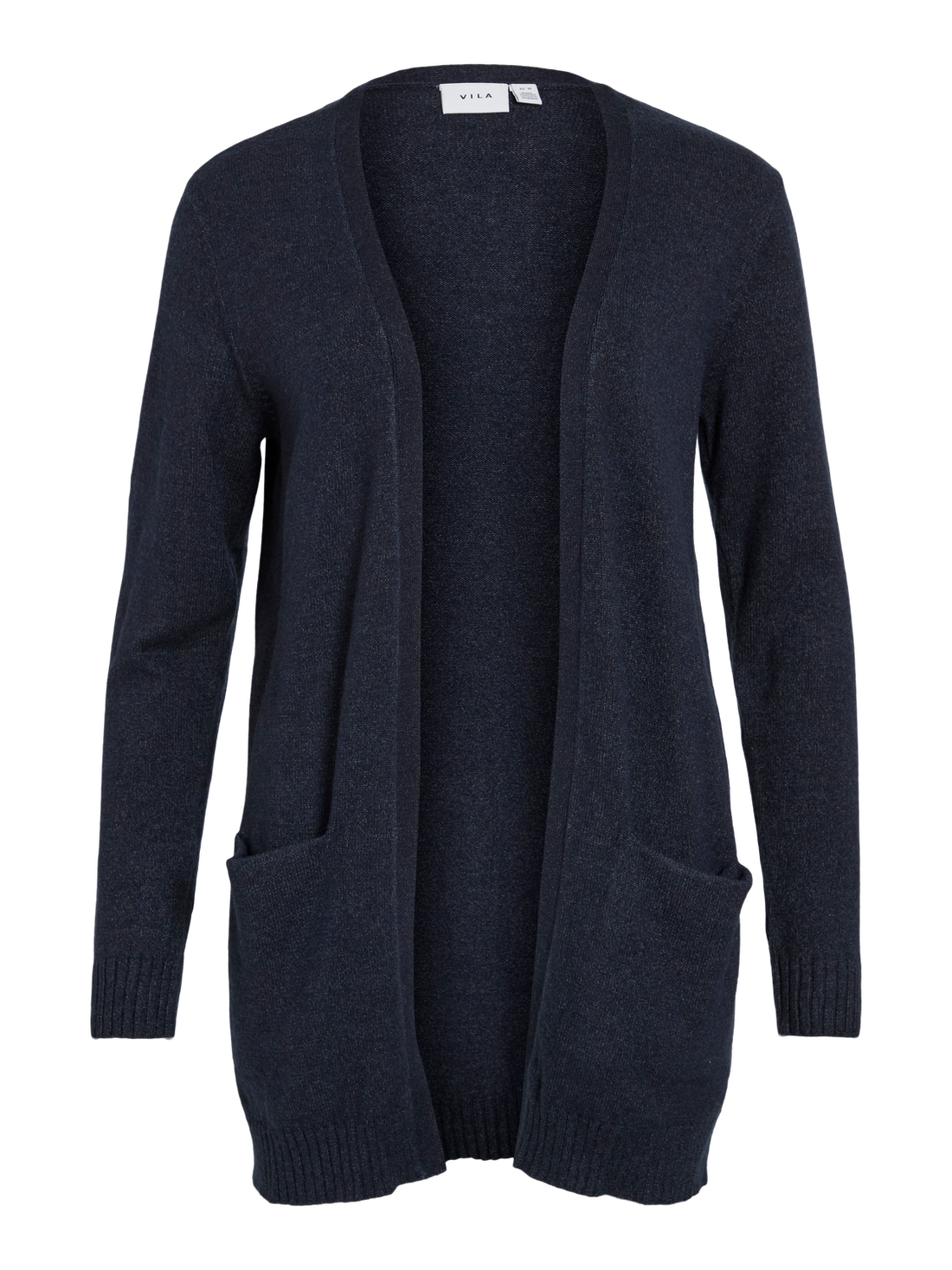 Viril Open L/s Knit Cardigan - Noos Mellomblå