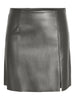 NMCLARA PENNY PU HW SLIT SKIRT NOOS Charcoal Gray