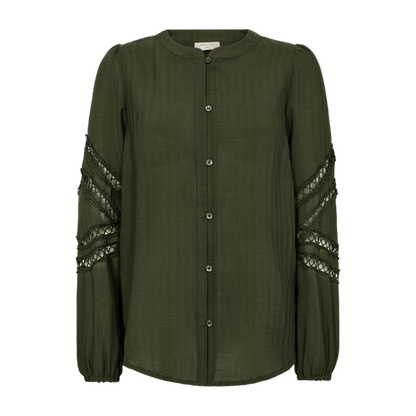 FQShu-blouse Grønn