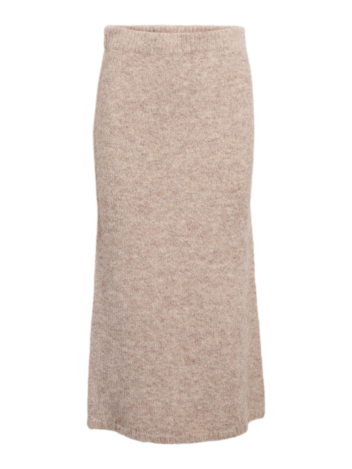 Objsaggia Mw Re Midi Knit Skirt Div Beige