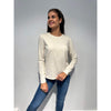 Longsleeve rund hals Lys Beige
