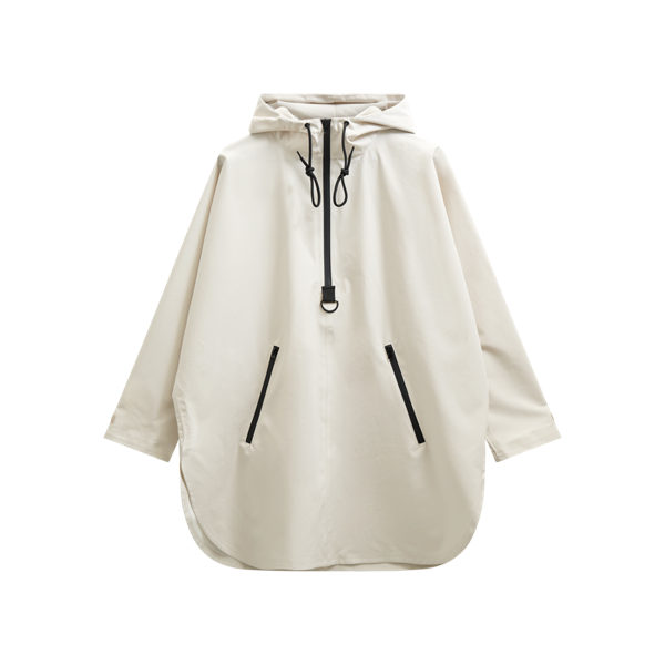 FQMOW-PONCHO Offwhite