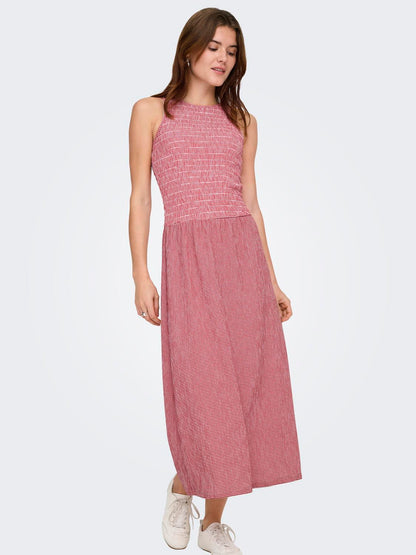 Onlcelle S/l Smock Dress Jrs Rød