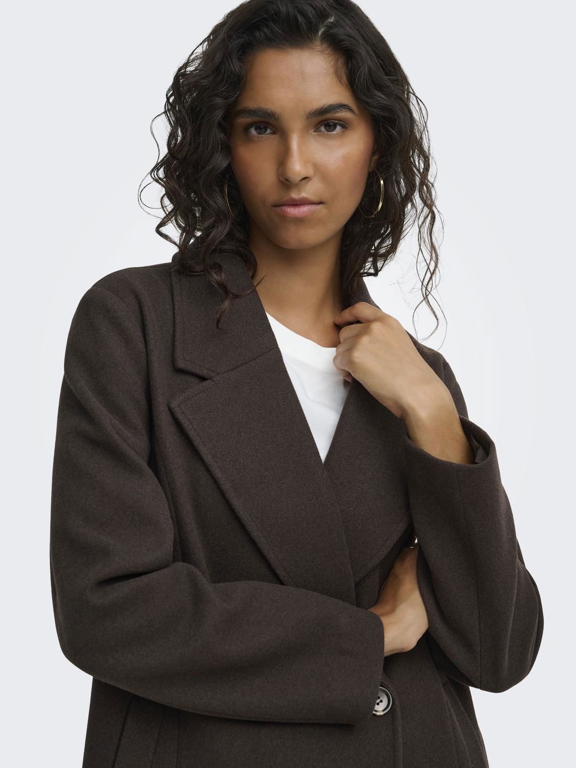 Jdyviola Life X-Long Coat Otw Hab Brun