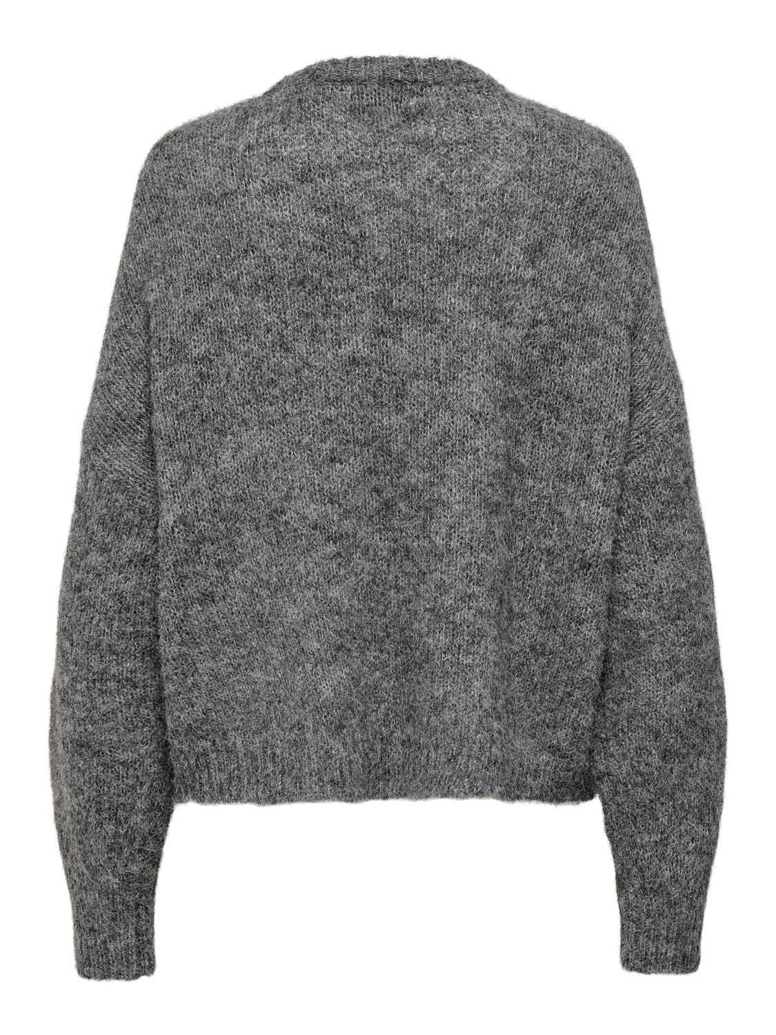 Jdyzoey Ella L/s On Stitch Pullover Knt Grå