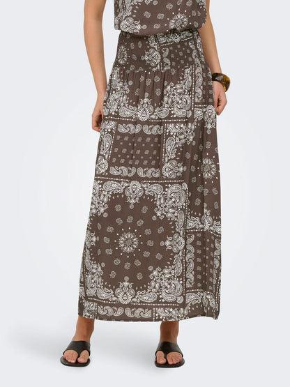Onlsaki Ambel Long Band Skirt  Wvn