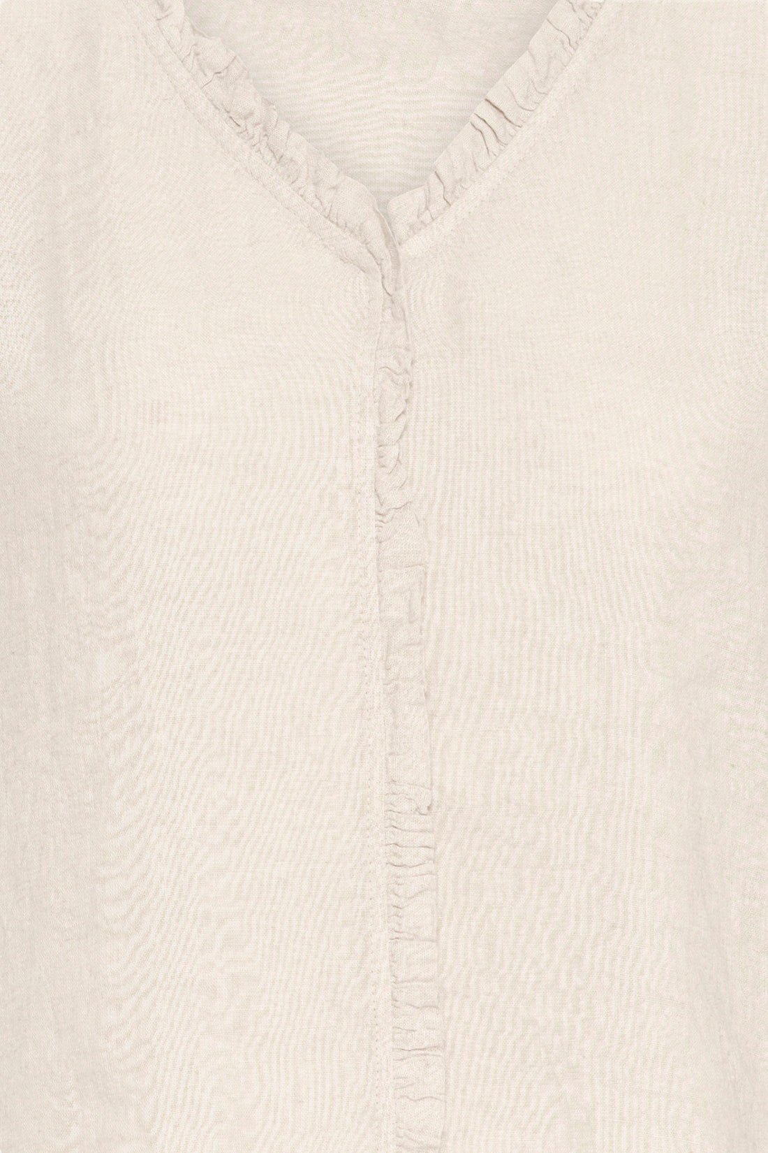 Sbfontanelle Ss Flounce Blouse Beige