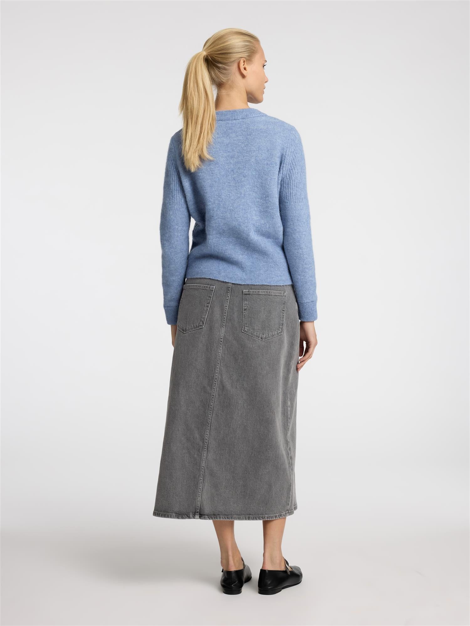 SLFSIA RAS LS KNIT CARDIGAN NOOS Endless Sky