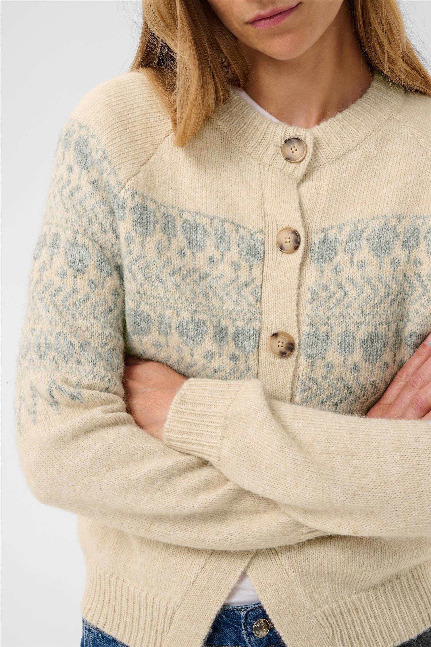 Charmainepw Cardigan Beige