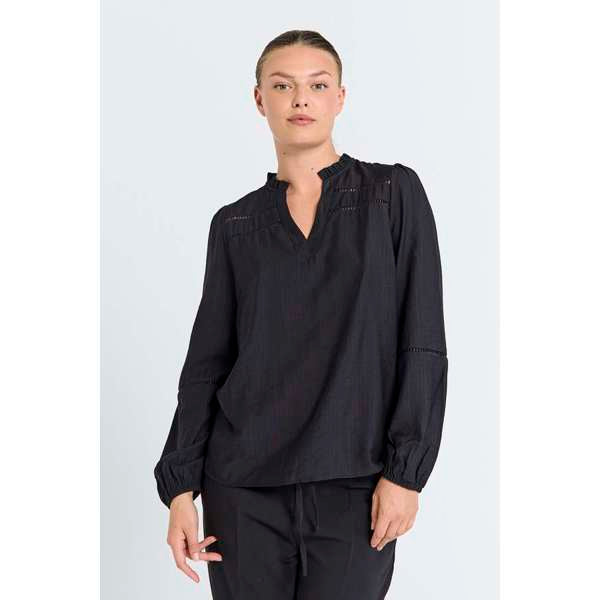 FQANTINA-BLOUSE Svart