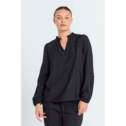 FQANTINA-BLOUSE Svart