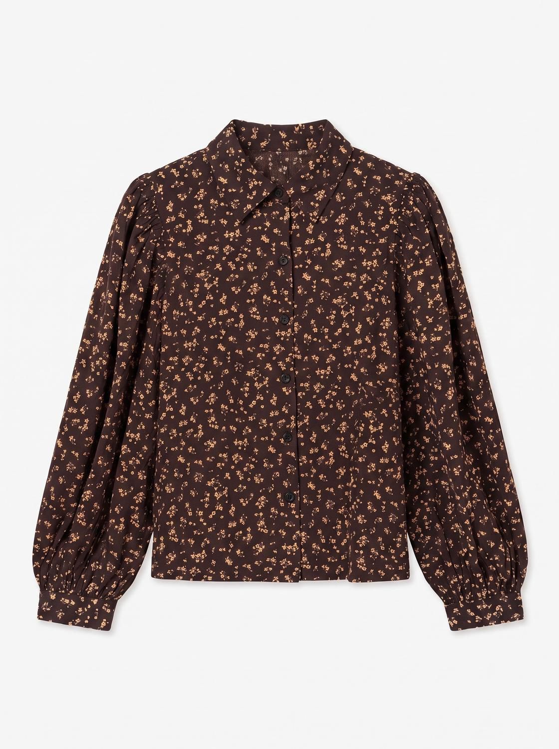 Awnoelle Ls Shirt Brun