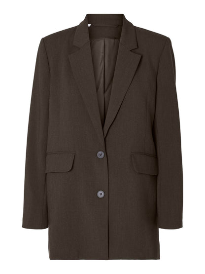 Slwrita Ls Relaxed Blazer Mel Noos Brun