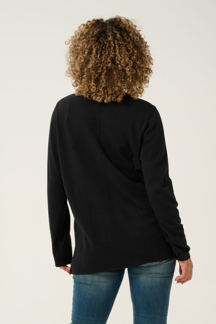 CRANVA KNIT PULLOVER Svart