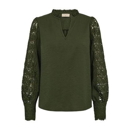 FQESSA-BLOUSE Grønn